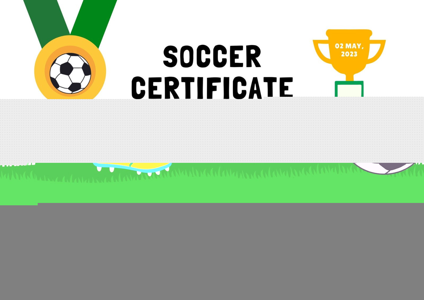 Free printable, customizable sport certificate templates  Canva
